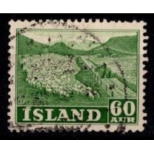 1950 - Island - Folkeerhverv - 60 aur grøn - AFA 266.